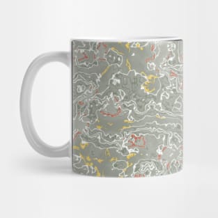 Olive Green Marble Stone Mug